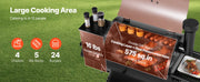 Bild in Galerie-Viewer laden, WiFi App-Controlled Pellet Grill, Amocart BBQ Smoker with LCD Controller for Camping
