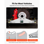 Bild in Galerie-Viewer laden, Amocart Wheel Alignment Tool Heavy Duty Toe & Camber Alignment Plates with Digital Angle Finder for Home Use Fits Car Truck SUV
