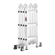 Bild in Galerie-Viewer laden, Amocart Multi-Purpose Folding Ladder 7-in-1 Tall Step Ladder A Frame Adjustable Telescoping for Household Outdoor Work