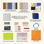 Charger l'image dans la visionneuse de galerie, Amocart Vinyl Cutting Machine 12 in Button Screen Controlled Vinyl Cutter 5000+ Built-in Design Resources Creating Crafts Cards