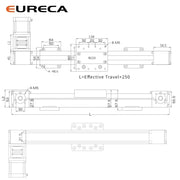 Charger l'image dans la visionneuse de galerie, XY Axis Gantry High Speed Synchronous Belt High Precision Slide Module for Linear Shaft Actuator Guide Rail Workbench