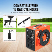 Bild in Galerie-Viewer laden, Amocart PCP Air Compressor 4500PSI/30Mpa Portable Airgun Compressor Built-in Converter Auto-Stop for Rifle Scuba Diving Bottle