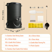 Load image into Gallery viewer, 6.5L 10L Wax Melter for Candle Making Large Electric Wax Melting Pot Easy Pour Spout 9-Level Temperature Control