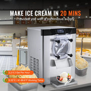 Load image into Gallery viewer, Amocart 4.5L Commercial Ice Cream Machine 1713W Single Flavor Countertop Hard Serve IceCream Maker for Restaurant Snack Bar