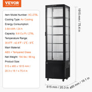 Load image into Gallery viewer, Amocart 3.5/4.2/5/9.8 cft Refrigerated Display Case Large Commercial Pastry Display Refrigerator with LED Lighting for Bakery