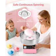 Charger l'image dans la visionneuse de galerie, Amocart Cotton Candy Machine Commercial 1000W Electric Candy Floss Maker Easy Use with 15 inch Stainless Steel Bowl