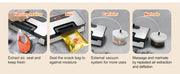 Bild in Galerie-Viewer laden, Amocart 90Kpa 130W Vacuum Sealer Food Packaging Machine with Free 10pcs Vacuum bags for Household Kitchen Vacuum Food Sealing