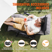 Bild in Galerie-Viewer laden, Amocart Zero Gravity Chair Zero Gravity Recliner Lounge Chair Adjustable Anti Gravity Chair with Cushion Footrest and Cupholder