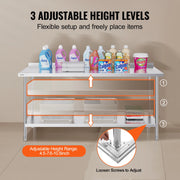 Load image into Gallery viewer, Amocart 24 x 72 x 36 Inch Stainless Steel Work Table Commercial Food Prep Worktable Heavy Duty Prep Worktable Metal Work Table