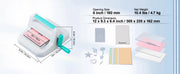 Charger l'image dans la visionneuse de galerie, Amocart 6/9in Manual Die Cutting Embossing Machine Portable Cut Machines Opening Scrapbooking Machine Full Kit For Arts Crafts