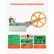 Charger l'image dans la visionneuse de galerie, Amocart Automatic Webbing Cutting Machine Hot Cold Ribbon Cutting Machine with Adjustable Temperature LCD Display for Shoelaces
