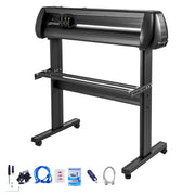 Bild in Galerie-Viewer laden, Amocart 34 Inch Vinyl Cutting Plotter Cutter Machine with 3 Blades SIGNMASTER Software Kit for Sign/Drawing/Decoration/Sticker