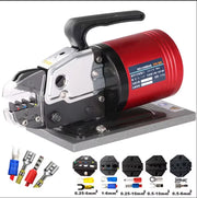 Bild in Galerie-Viewer laden, Zten Pneumatic Terminal Crimping Machine Tool 1.3T Terminal Crimper Pliers Tool with Crimping Die For Optional With Foot Touch