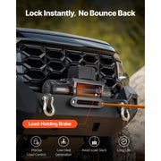 Bild in Galerie-Viewer laden, Amocart 10000/12000/13500 lbs Electric Winch 12V DC Truck Car Winch with 90 ft Synthetic Rope for Towing Off-Road SUV Jeep