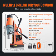 Load image into Gallery viewer, Amocart 1300W 1400W 2" Electric Drilling Machine Magnetic Drill Press Boring Diameter Power Drill 810 PRM Drill