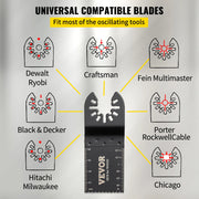 Bild in Galerie-Viewer laden, Amocart 100PCS Oscillating Saw Blades Quick Release Multitool Blades Kit HCS Tool Blades Cut Cutter for Wood Plastic Metal Nail