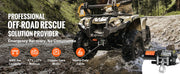 Bild in Galerie-Viewer laden, Amocart 4000lbs Electric Winch with 39ft 7 Strands Steel Cable Wireless & Wired Remote Control ATV/UTV Winch for Truck Towing