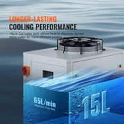 Charger l'image dans la visionneuse de galerie, Amocart Industrial Water Chiller CW6000 1500W Cooling System with Compressor 65 L/min Max Flow Rate for Laser Engraving Machine