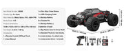 Bild in Galerie-Viewer laden, SucceBuy 1:10 38KM/H 4WD RC Car All Terrain Off-Road with 2 Batteries Drift Monster Truck Children Toys for Kids Christmas Gifts
