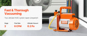 Charger l'image dans la visionneuse de galerie, Amocart Vacuum Pump & Oil Bottle 3.5CFM/4CFM/5CFM 1-Stage or 6CFM 9CFM 2-Stage, R134a R22 R410a Systems Conditioner Maintenance