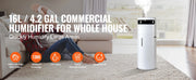 Load image into Gallery viewer, Amocart Humidifier for Home Large Room Commercial Humidifier for Whole House 16L Water Tank 12h Timer Auto Shut-Off Greenhouse