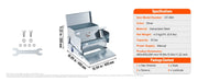 Bild in Galerie-Viewer laden, Amocart Automatic Chicken Feeder 25 lbs Capacity Feeds 10 Chickens up to 11 Days Galvanized Steel Poultry Feeder