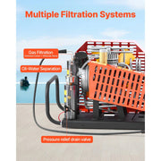 Load image into Gallery viewer, Amocart PCP Air Compressor 4500PSI/30Mpa Diving Scuba 60 L/min Four-Cylinder Auto Stop PCP Rifle Pump with Fan Cooling System