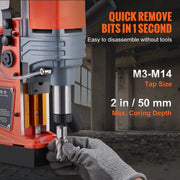 Charger l'image dans la visionneuse de galerie, Amocart 1300W/1400W Magnetic Drill Press 2" Electric Drilling Machine 1-Second Quick Release Power Drill