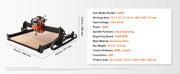 Charger l'image dans la visionneuse de galerie, Amocart 3 Axis CNC Router Machine GRBL Control Wood Engraving Carving Milling Machine Kit for Wood Acrylic MDF PVC Plastic Foam