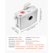 Load image into Gallery viewer, 500W/700W/900W/1200W Amocart Macerator Pump Waste Water Disposal Upflush Machine for Toilet, Basement, Shower, Laundry, Bathtub