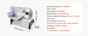 Charger l'image dans la visionneuse de galerie, Amocart 6.7-8.7inch Meat Slicer Electric Deli Slicer Machine with two SUS420 Blades Food-Slicer for Meat Ham Baguett, Steak