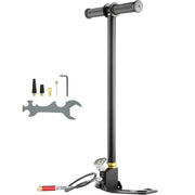 Charger l'image dans la visionneuse de galerie, Amocart 3 Stage PCP Pump 30MPa 4500PSI Pressure Gauge Air Hand Stirrup Pump for Car Bicycle Tire Scuba Tank Paintball Filling