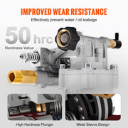 Bild in Galerie-Viewer laden, Amocart Pressure Washer Pump 3/4" Shaft Horizontal 3400 PSI 2.5 GPM Replacement Washer Pumps Kit Compatible with Honda RYOBI