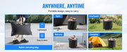 Charger l'image dans la visionneuse de galerie, Amocart Ice Bath Tub Cold Water Therapy Plunge Tub for Athletes Portable Outdoor Ice Barrel Plunge Pool Inflatable Ice Bathtub