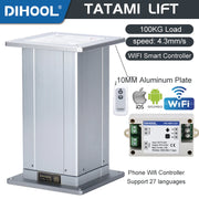 Load image into Gallery viewer, Electric Table Lift Tatami Column 12V 24V DC Motor Control Support Pillar Aluminum 100kg Load Adjustable Desk Platform Actuator