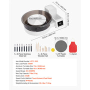 Charger l'image dans la visionneuse de galerie, Amocart 450W Pottery Wheel 14" and 11" Turntables with Foot Pedal 30-300 RPM Adjustable Speed for Beginners DIY Clay Art Craft