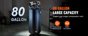 Bild in Galerie-Viewer laden, Amocart 80 Gallon Air Compressor 6.5HP 145PSI Oil Free Air Compressor Ultra Quiet Compressor for Industrial Sites Auto Repair