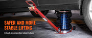 Load image into Gallery viewer, Amocart Pneumatic Jack 3 Ton/5 Ton Triple Bag Air Jack Quick Lift Heavy Duty Car Repair Jacks Folding Rod Jacks with Two Wheels
