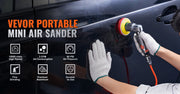Bild in Galerie-Viewer laden, Amocart Mini Air Sander Orbital Pneumatic 1"/2"/3" Grinding Machine Set for Car Polishing High Speed Air Powered Polisher Tool
