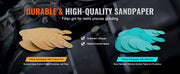 Bild in Galerie-Viewer laden, Amocart Mini Air Sander Orbital Pneumatic 1"/2"/3" Grinding Machine Set for Car Polishing High Speed Air Powered Polisher Tool