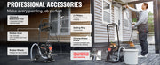 Charger l'image dans la visionneuse de galerie, Amocart 750W 950W Airless Paint Sprayer 3000PSI High Efficiency Electric Airless Sprayer Handheld Paint Sprayers Home Interior