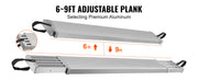 Charger l'image dans la visionneuse de galerie, Amocart Telescoping Aluminum Work Plank 6-9 Feet 500lbs Capacity 12.5inch Width Aluminum Scaffold Plank Extension Staging Plank