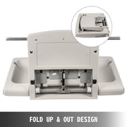 Bild in Galerie-Viewer laden, Amocart Baby Changing Station Commercial Wall Mount Baby Diaper Changing Table Fold Down Vertical Restroom Baby Changing Table