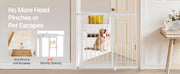 Charger l'image dans la visionneuse de galerie, Amocart Baby Gate 28/30/36 Inches High Dog Gate Easy Step Walk Thru Child Pet Security Pressure Mount Kit Wall Cups Doorways