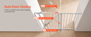 Charger l'image dans la visionneuse de galerie, Amocart Baby Gate 28/30/36 Inches High Dog Gate Easy Step Walk Thru Child Pet Security Pressure Mount Kit Wall Cups Doorways