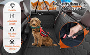 Bild in Galerie-Viewer laden, Amocart Back Seat Extender Dog Car Seat Cover for Back Seat Bed with Mesh Window and Storage Pocket Supports 350lbs Dog Hammock