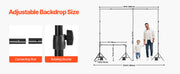 Charger l'image dans la visionneuse de galerie, Amocart Backdrop Stand Adjustable Photo Backdrop Kit Heavy Duty Projector Screen Stand for Wedding Photo Video Studio Party