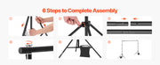 Charger l'image dans la visionneuse de galerie, Amocart Backdrop Stand Adjustable Photo Backdrop Kit Heavy Duty Projector Screen Stand for Wedding Photo Video Studio Party