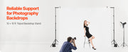 Charger l'image dans la visionneuse de galerie, Amocart Backdrop Stand Adjustable Photo Backdrop Kit Heavy Duty Projector Screen Stand for Wedding Photo Video Studio Party
