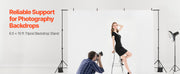 Charger l'image dans la visionneuse de galerie, Amocart Backdrop Stand Adjustable Photo Backdrop Kit Heavy Duty Projector Screen Stand for Wedding Photo Video Studio Party
